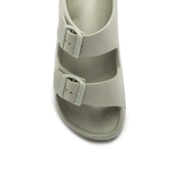 !! NEW !! Lightweight Double Buckle Sandals – Sage Green - Picture 9 of 10